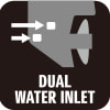 Dual Water Inlet